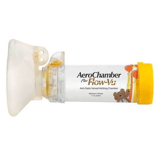 AeroChamber Plus® Flow-Vu® Amarillo Infantil ( 1 a 5 años )